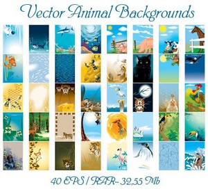   - Vector Animal Backgrounds