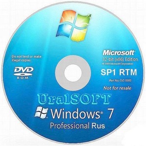 Windows 7 Professional SP1 UralSOFT 6.1.7601 (2011/RUS/x86)