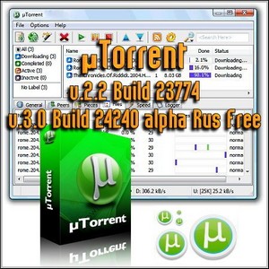 Torrent v.2.2 Build 23774 / v.3.0 Build 24240 alpha Rus Free