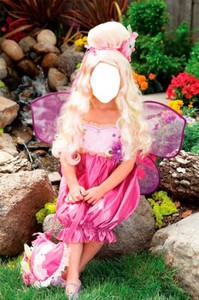 Детский шаблон для Photoshop – Лесная фея