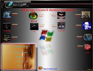 All in one CreativX Themes Windows 7