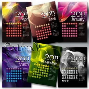 Яркий карманный календарь на 2011 год