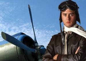 Мужской шаблон для фотошоп - В роли пилота