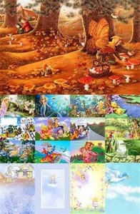 Collection of children's backgrounds