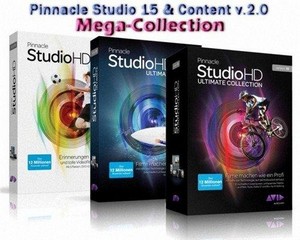 Pinnacle Studio 15 & Content v.2.0 Mega-Collection 70G (2011 EN/RU)