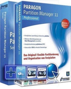 Paragon Partition Manager 11 Build 10.0.10.11287 Client/Server (x86/x64) + BootCD + Add-Ons RUS/ENG