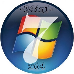 Microsoft Windows 7 SP1 RUS-ENG x64 -24in1- (AIO) by m0nkrus (2011)