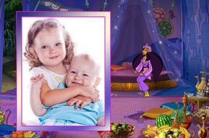 Детская рамка для фото с героиней мультфильма Три богатыря и Шамаханская ца ...