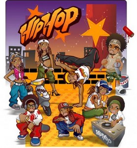 Векторный клипарт - Hip Hop