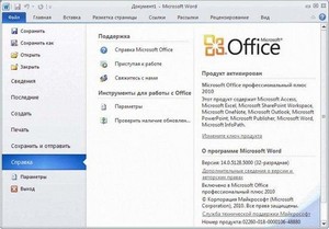 Portable Microsoft Office 2010 v.14.0.5128.5000 (2010/x86/RUS)