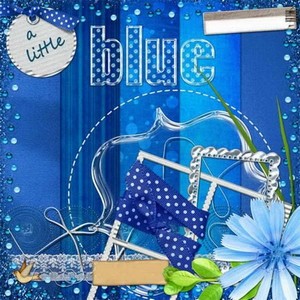 - -   | Scrap kit - Summer blue