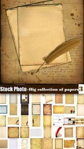 Stock Photo - Big collection of papers 3