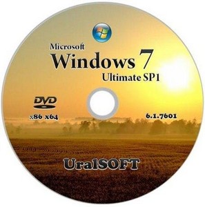 Windows 7 SP1 86 x64 UralSOFT Ultimate The equal 6.1.7601 SP1 (2011/RUS)