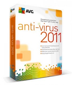 AVG Anti-Virus Free 2011 10.0.1325 build 3589 Rus