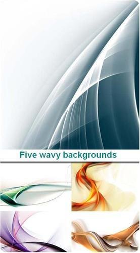 Five wavy backgrounds (  )