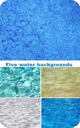 Five water backgrounds
