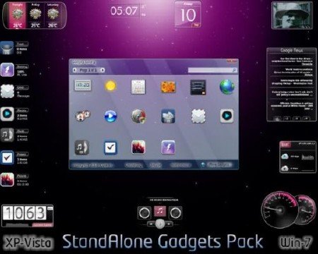 Windows Sidebar Gadgets Mega Pack [2011] PC