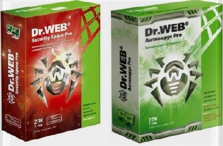 Dr.Web Anti-Virus Pro v 6.00.1.05040 Final (х86/64) + Dr.Web Security Space ...