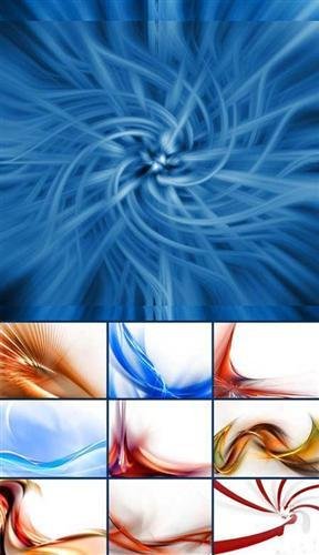 Ten of abstract backgrounds