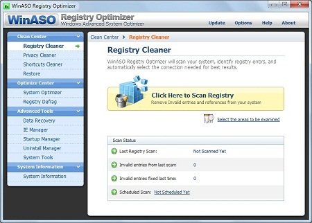WinASO Registry Optimizer v4.7.0 Portable