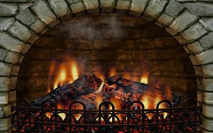 Portable 3D Realistic Fireplace Screensaver 3.4