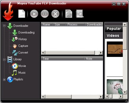Moyea YouTube FLV dwnlder: 2.0.8.0.