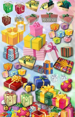 Скрап-набор - Подарки / Scrap kit - Gifts