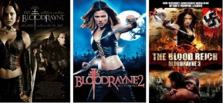 Трилогия Бладрейн /  Trilogy  Bloodrayne (2005-2010/DVDRip/2000Mb)