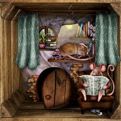 Scrap kit - Cozy Mice Home