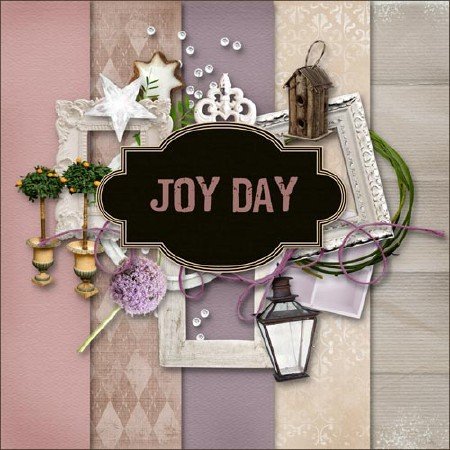 Скрап-набор - Радостный день / Scrap kit - Joy Day