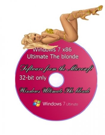 Windows 7x86 Ultimate The blonde (2011/RUS)