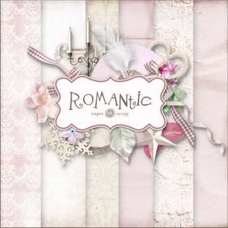 Скрап-набор - Романтический / Scrap kit - Romantic