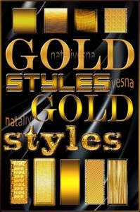 Photoshop Styles Gold