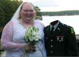 Шаблон для Photoshop - Супер невеста, пожени себя или друга