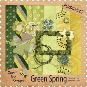 - -   / Scrap kit - Green Spring