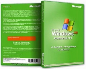 Microsoft Windows XP Professional SP3 VL  + AHCI  5.1.2600 ...