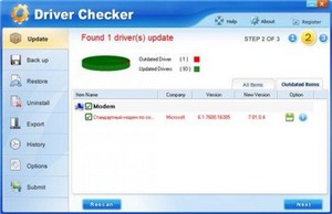 Driver Checker v.2.7.5 Datecode 07.08.2011 (x32/x64/ENG) -  /Unattended