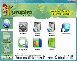 Kurupira Web Filter Paternal Control 1.0.15 / Eng