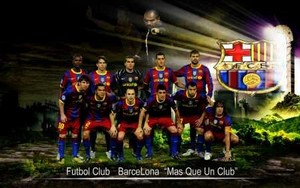 Футбольный клув Barcelona Обои