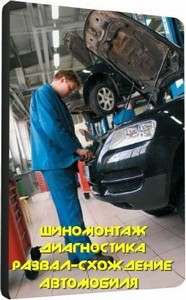 Шиномонтаж, диагностика и развал-схождение автомобиля (2010) DVDRip