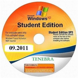 Microsoft Windows XP SP3 Corporate Student Edition September 2011 (ENG/RUS)