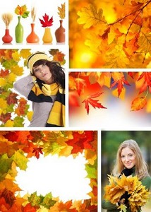 Осенний клипарт - большая коллекция | Autumn clipart