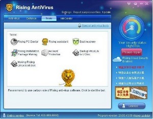 Rising Antivirus 2011 Free 23.00.43.36
