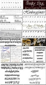 50 Nice Script Fonts