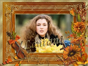 Рамка для фото - Осенняя мелодия
