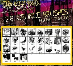 26 Grunge Brushes (HQ)