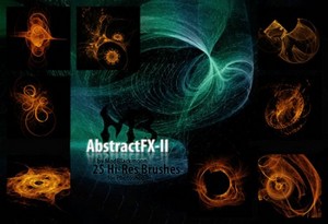 25 Fractal Brushes for Photoshop 