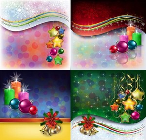 Beautiful Christmas decoration elements