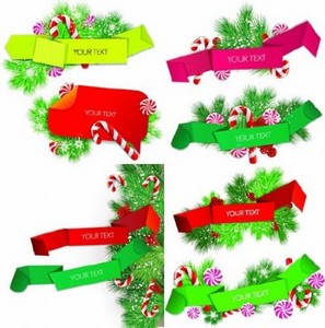 Colorful Christmas decorations