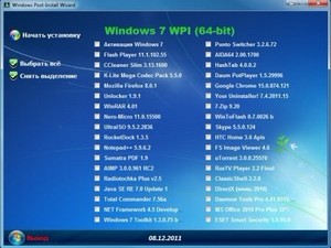 Microsoft Windows 7 Ultimate ie9 SP1 x86/x64 WPI - DVD 08.12.2011